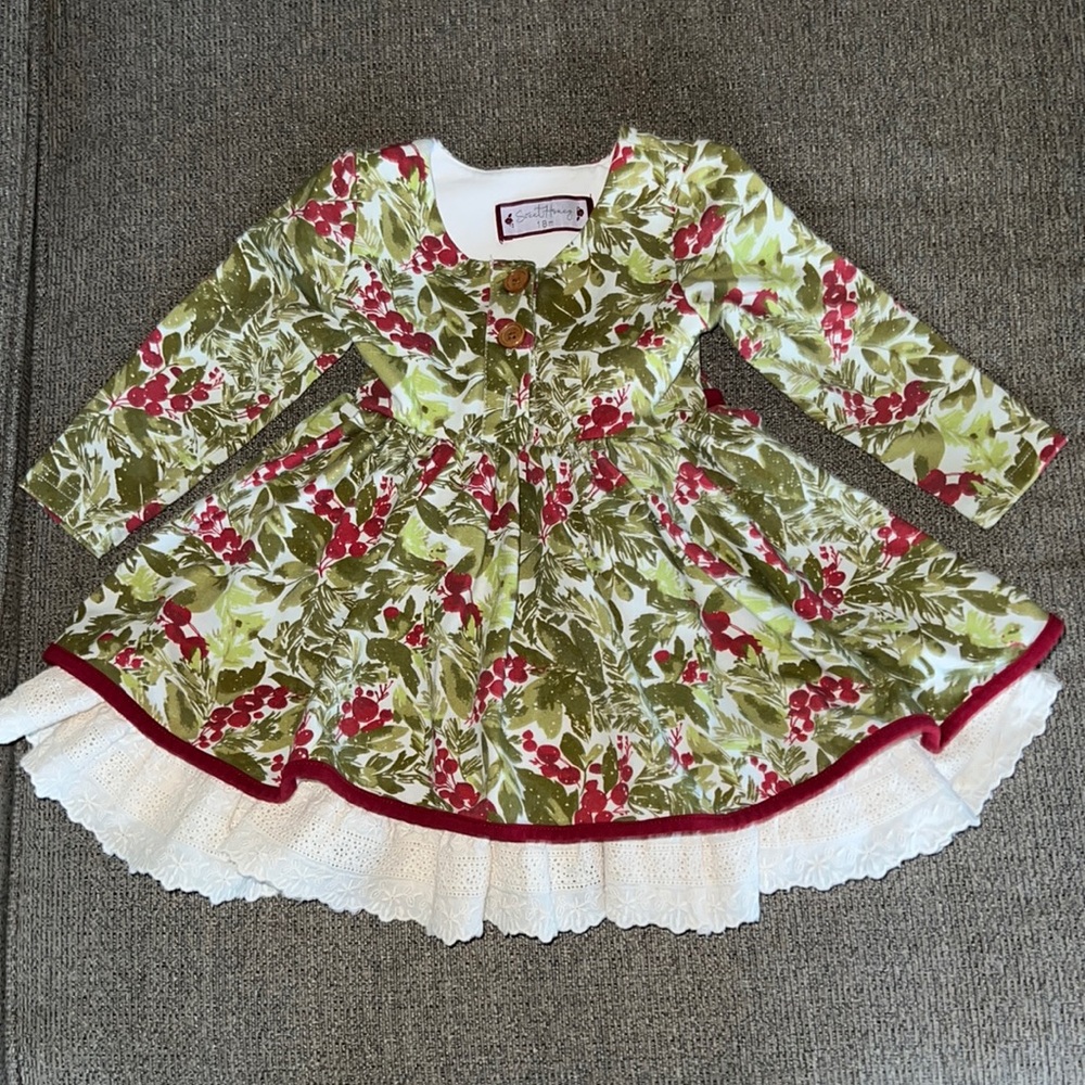 Sweet Honey Christmas Dress 18 Months